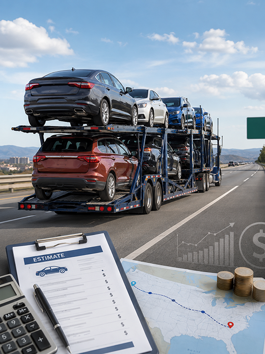 Open vs enclosed car shipping cost comparison