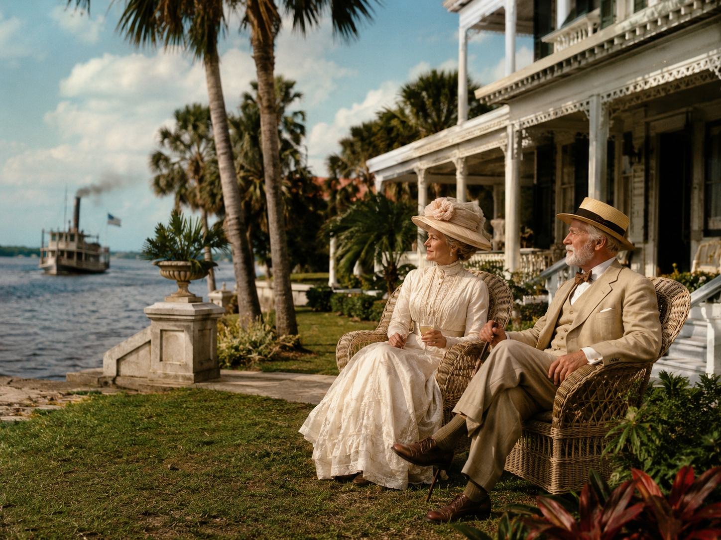 Historic Florida winter estate representing early snowbird lifestyle